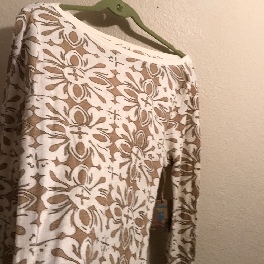 NWT organic cotton grammicci waffle knit L